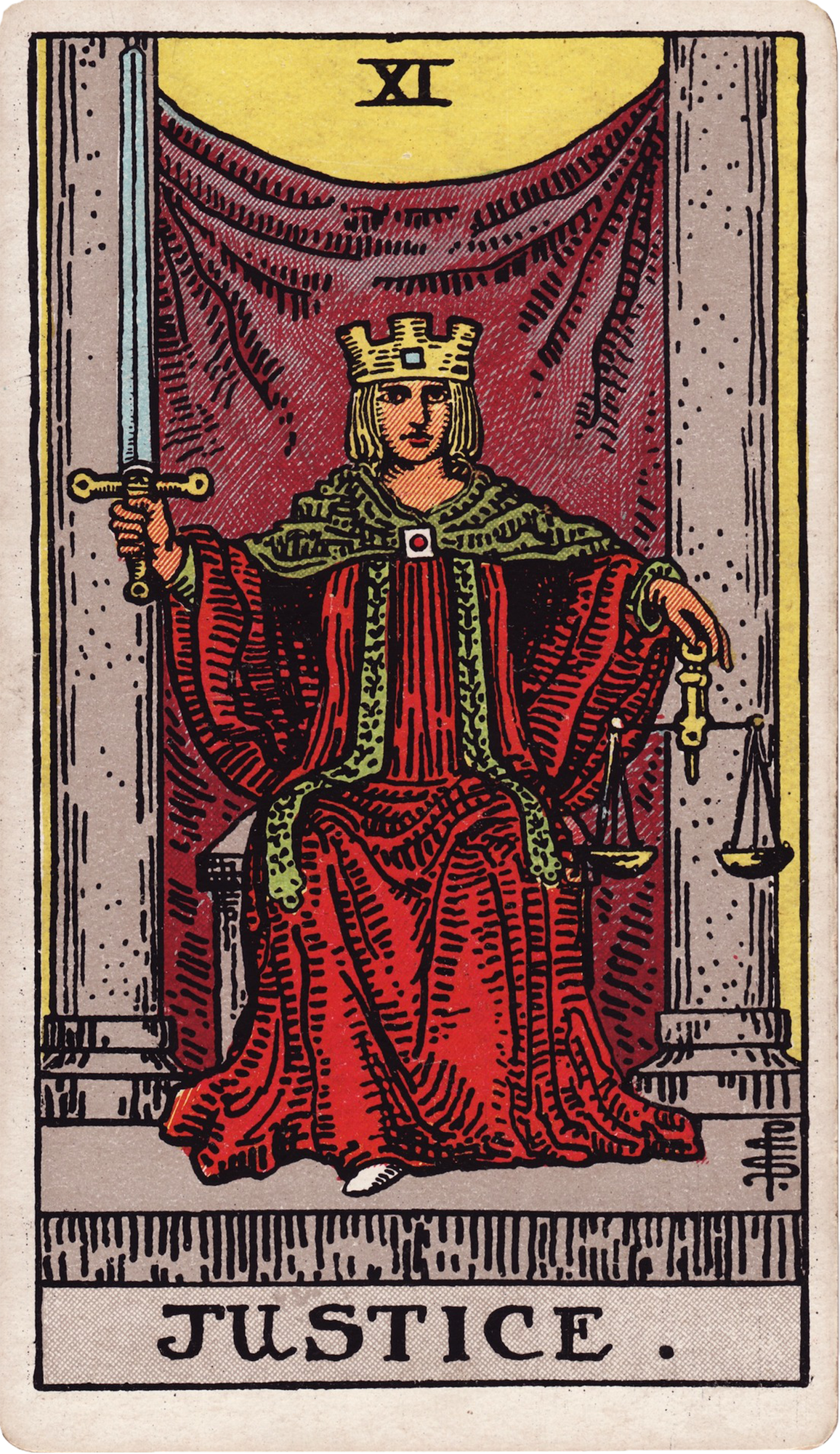 Justice Tarot card