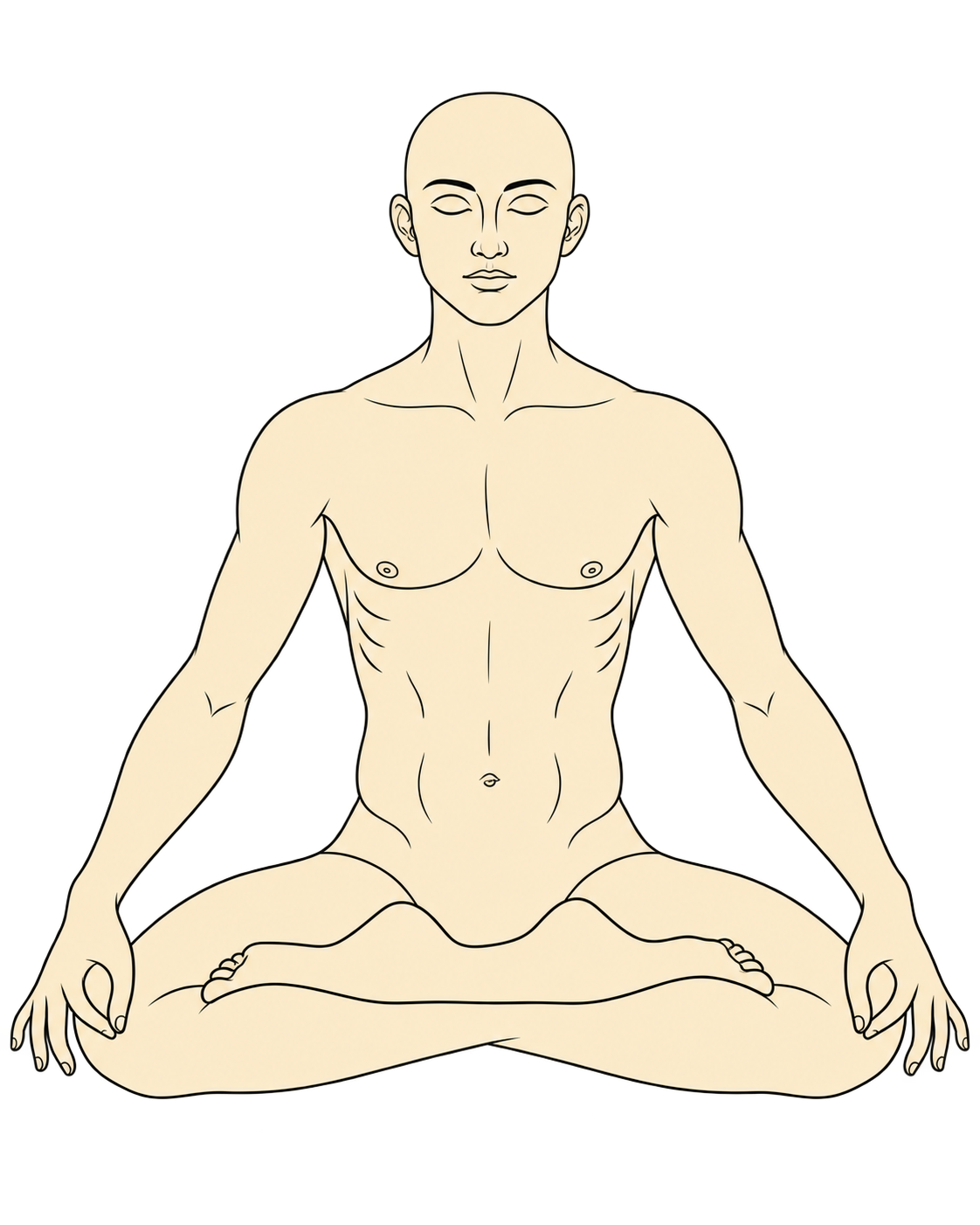 Meditation figure