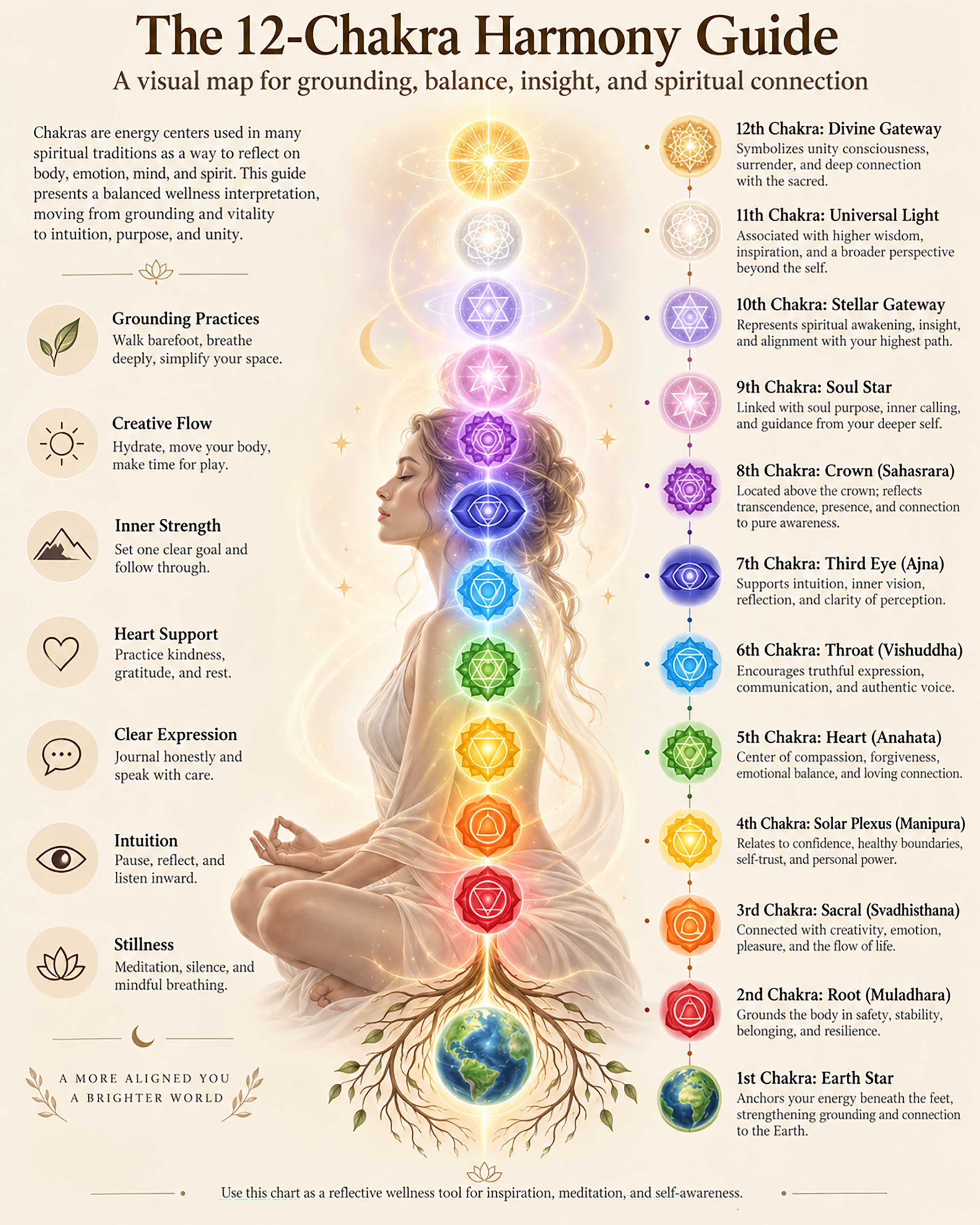 The 12 Chakra Harmony Guide for Energy Balance and Spiritual Connection