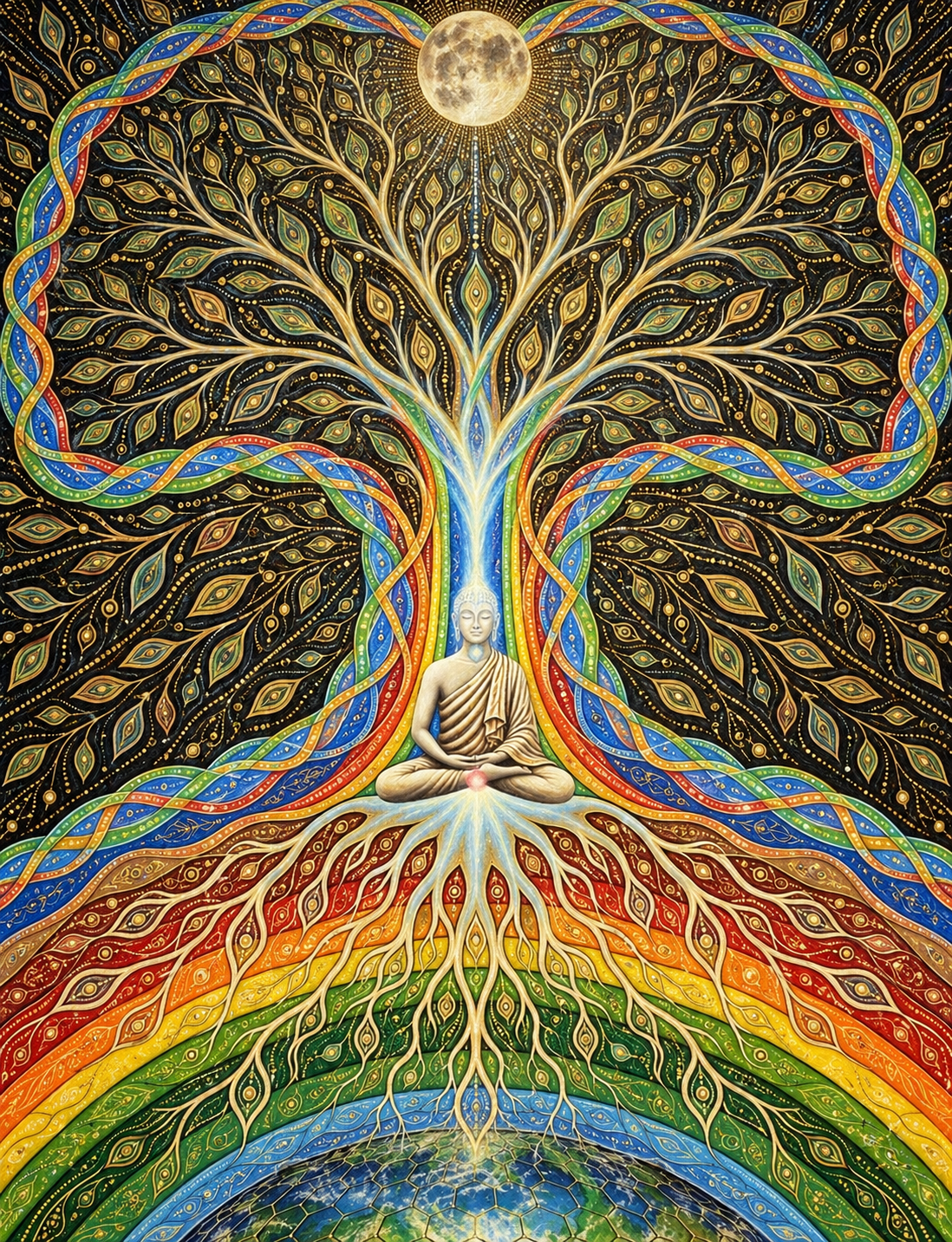 The Tree of Attention Beneath the Moon