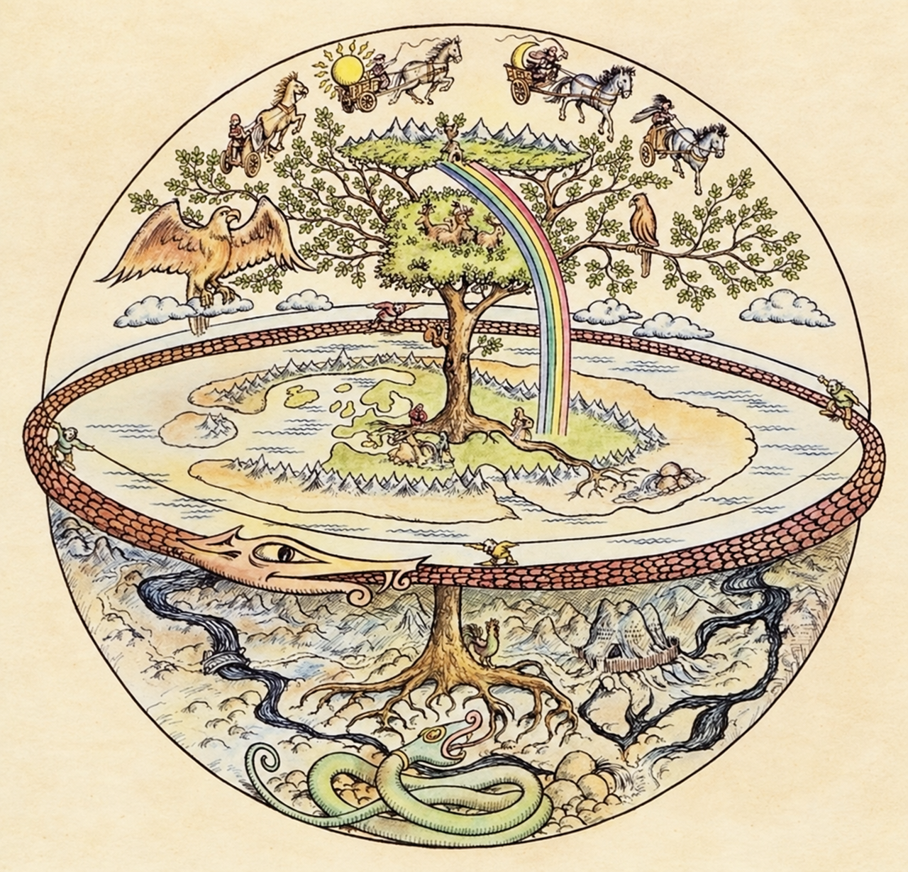 The Tree That Connects the Visible and Hidden