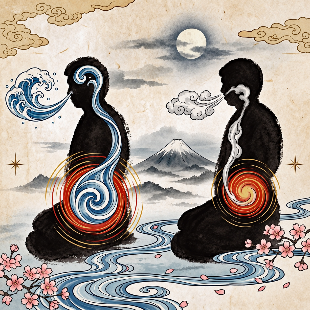 Two Currents in the Same Quiet Landscape