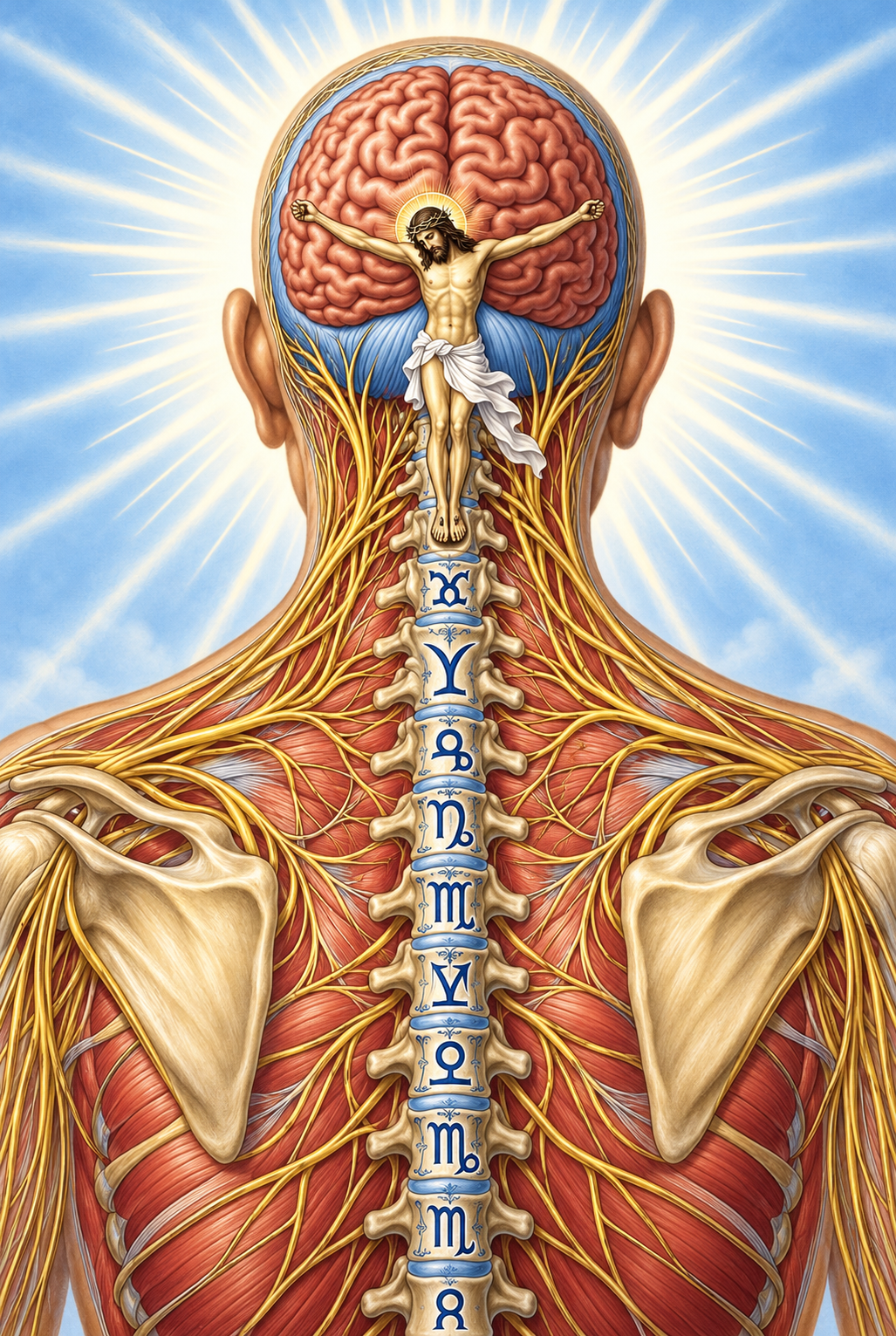 A Sacred Image Along the Path of the Spine