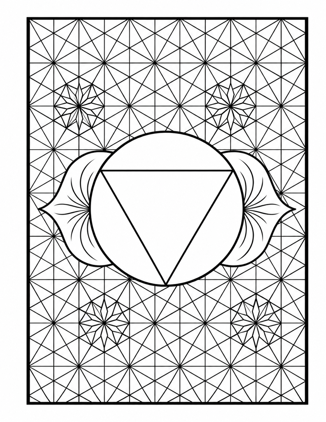 Ajna Geometry for Quiet Coloring