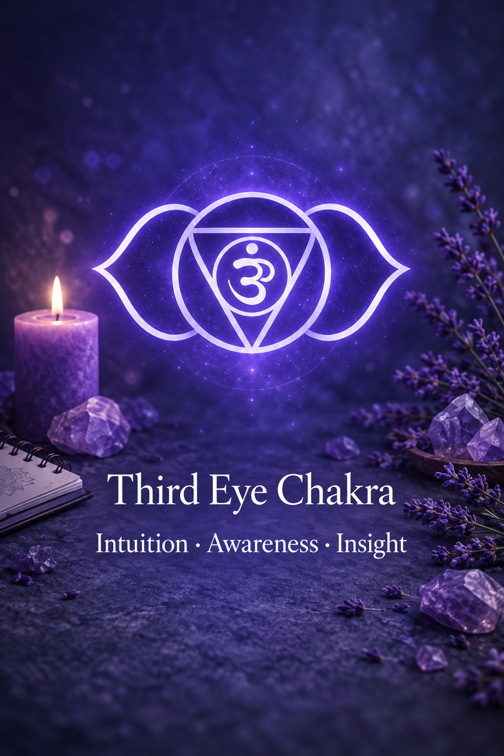 Third Eye Reflection with Candlelight
