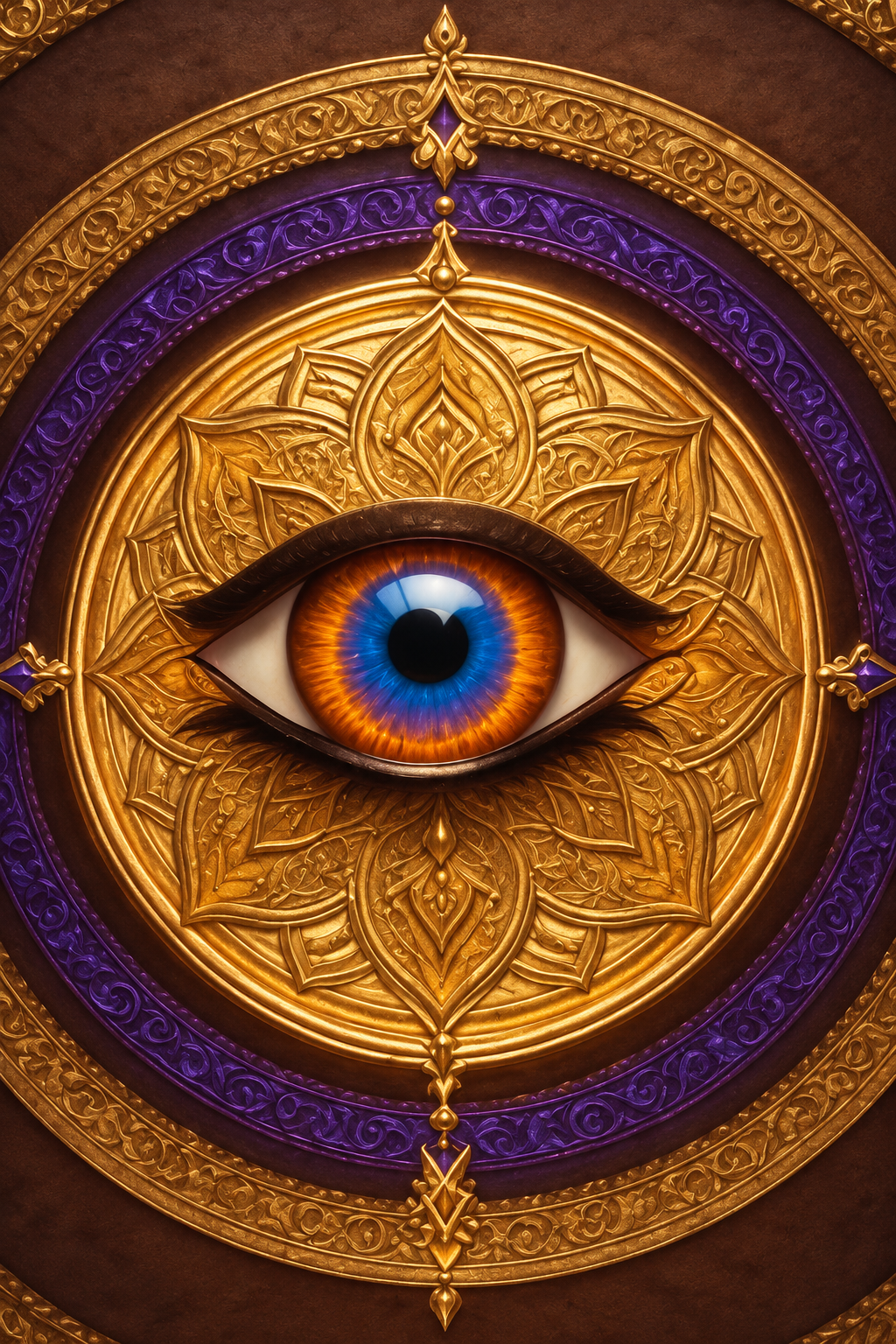 The Eye Within a Golden Mandala