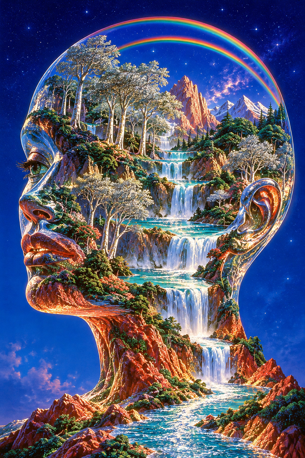 The Landscape We Carry Behind the Face