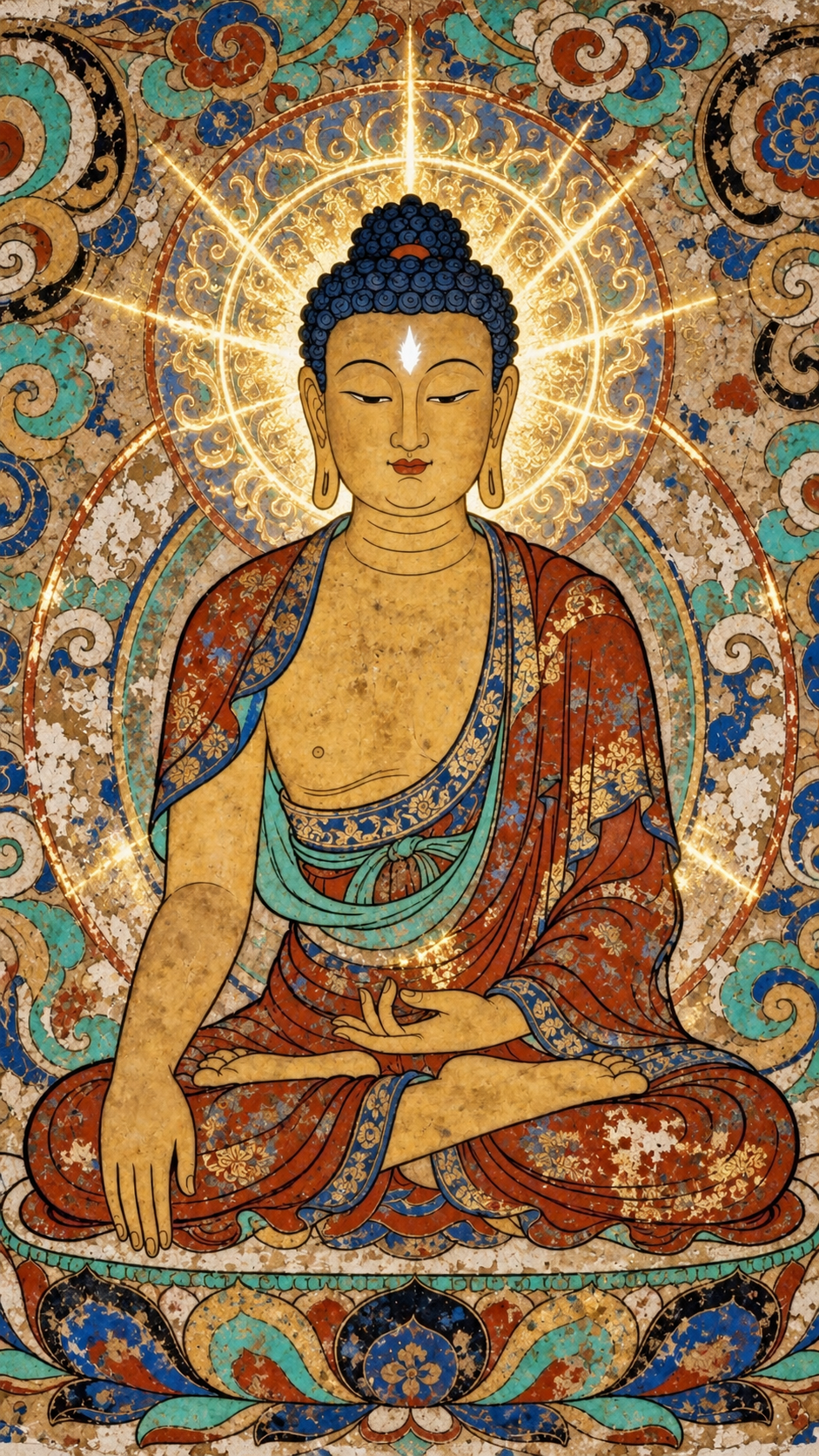The Quiet Light Within Weathered Gold