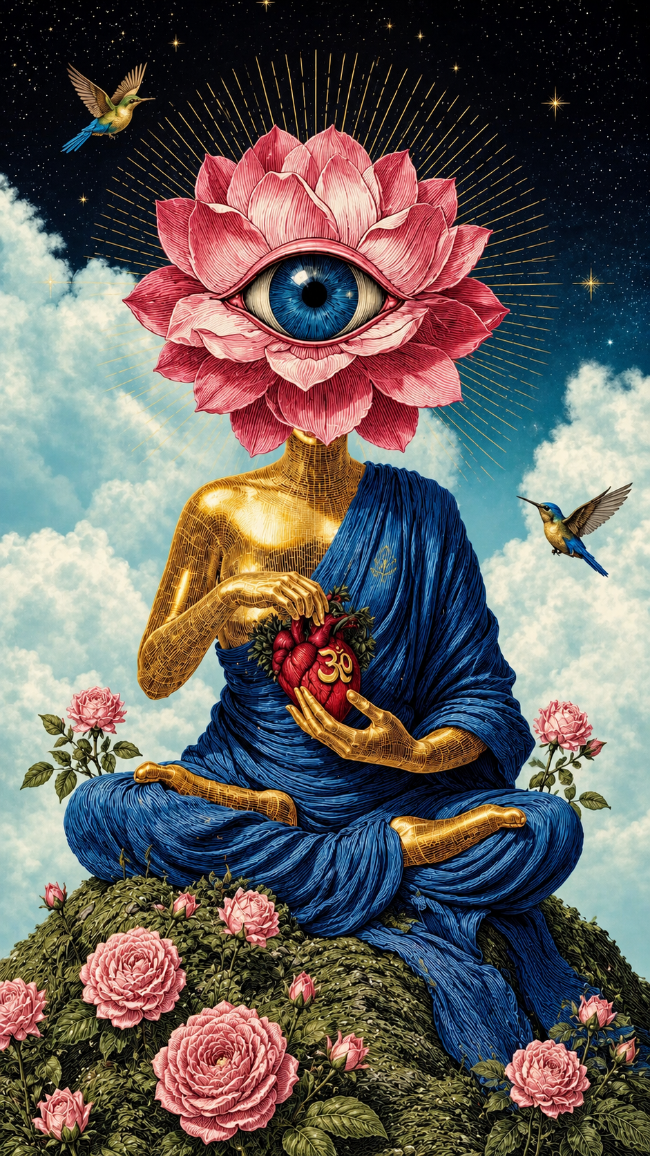 The Lotus Eye and the Heart We Hold