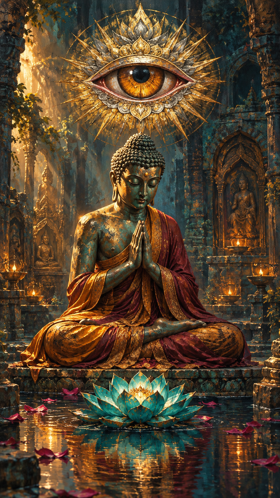 A Gentle Stillness Beneath the Golden Eye