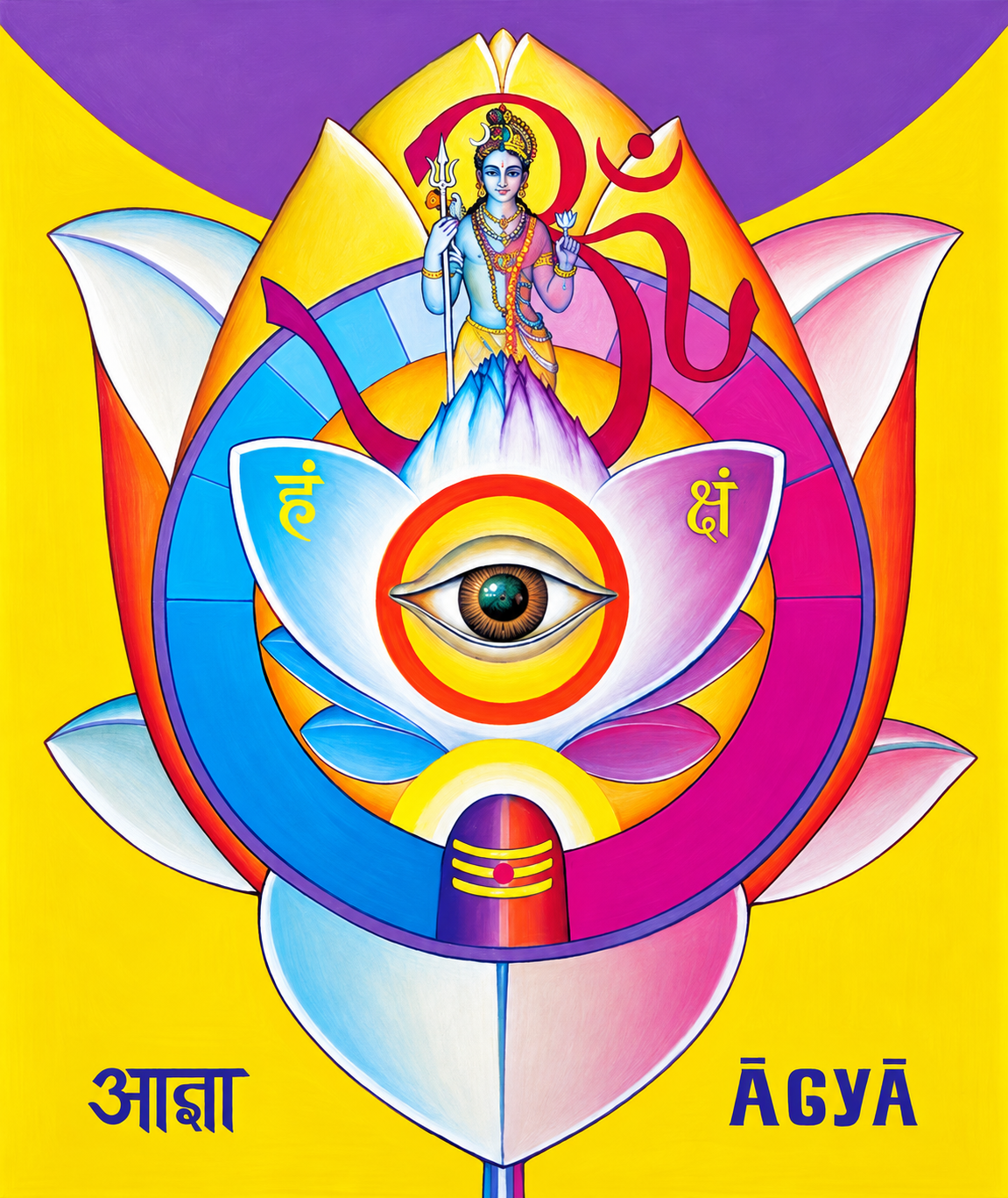 Ajna Chakra in Color: The Lotus and Inner Eye