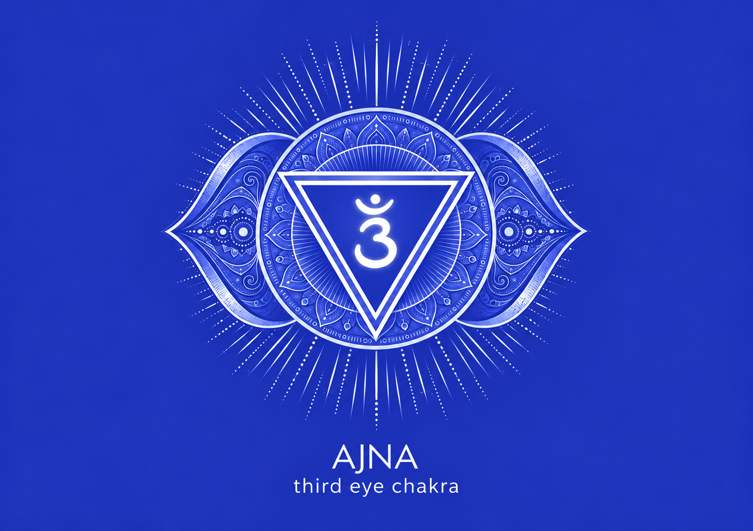 Ajna Rays on a Cobalt Blue Field