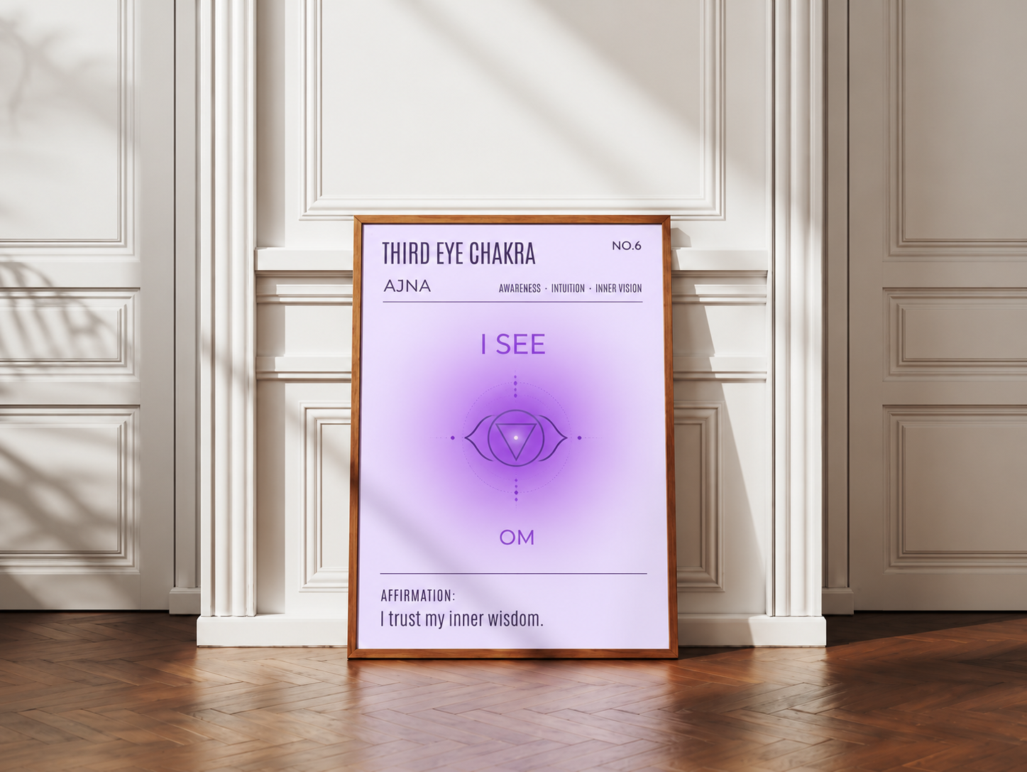 Ajna at Home: A Lavender Print in Sunlight