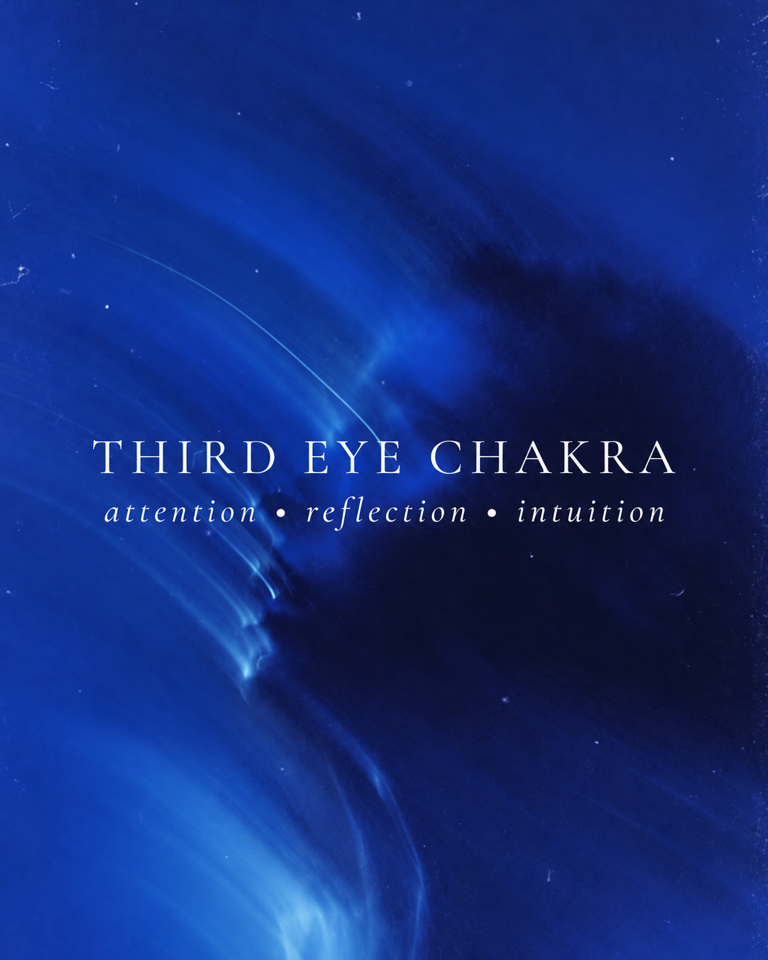 Third Eye Chakra: An Indigo Texture Reflection