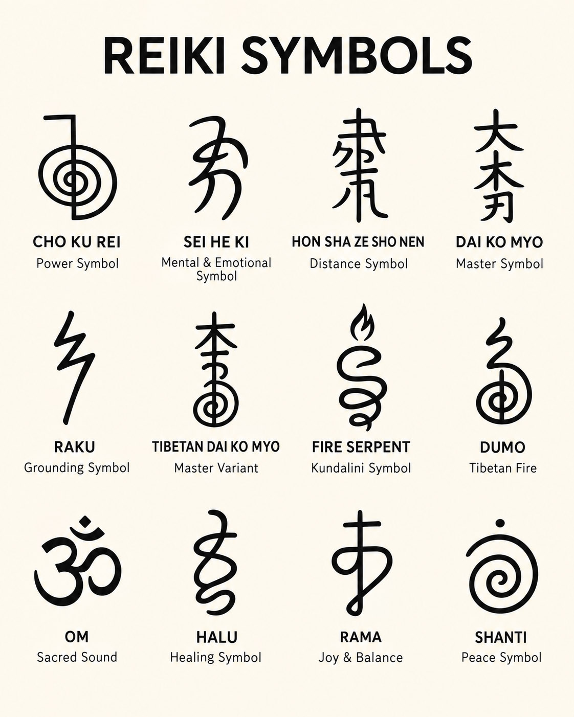 Reiki Symbols Explained