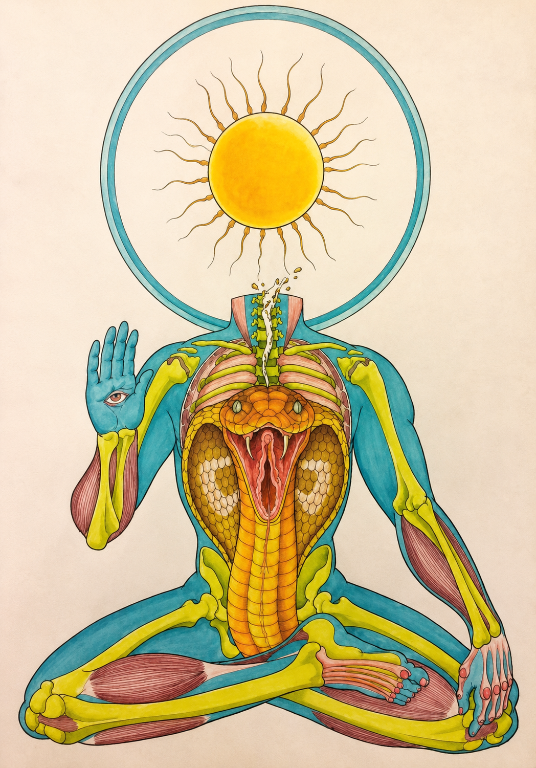 The Sun Within the Serpent
