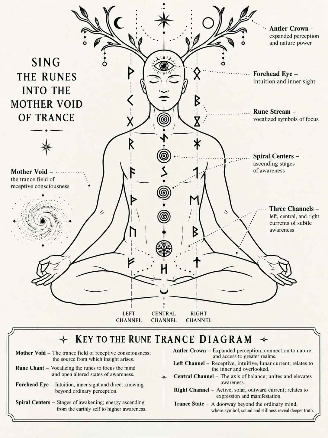 The Ancient Power of Runes and the Spiritual Journey Through Trance and Inner Awakening