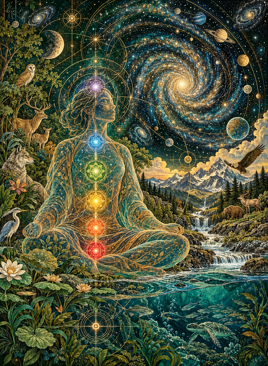 A Quiet Presence Within the Living Cosmos