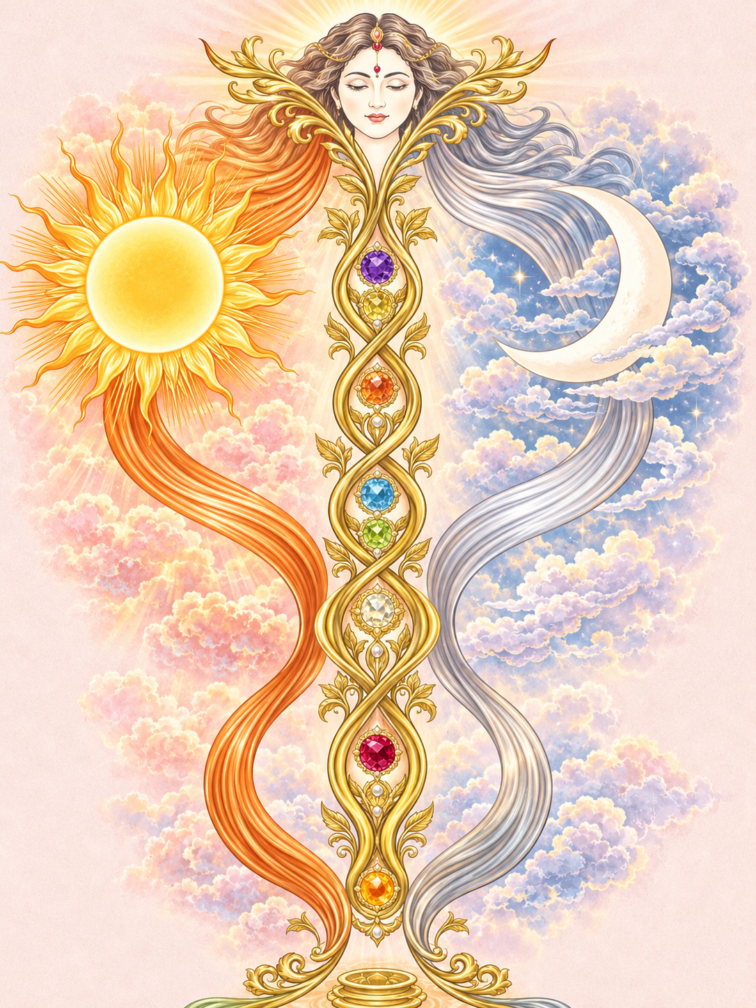 The Golden Thread Between Sun and Moon