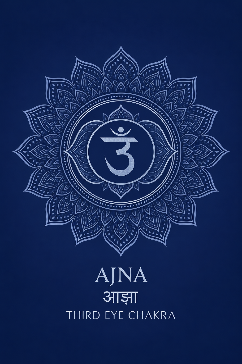 Ajna Mandala on Midnight Blue