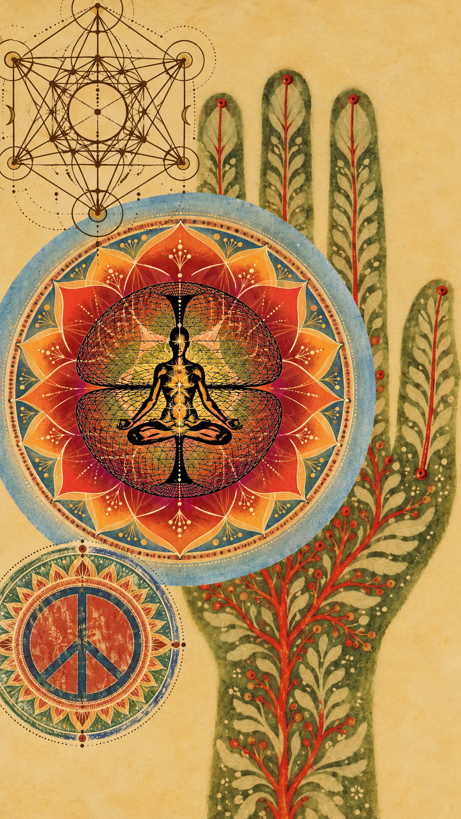 The Still Figure at the Center of the Pattern