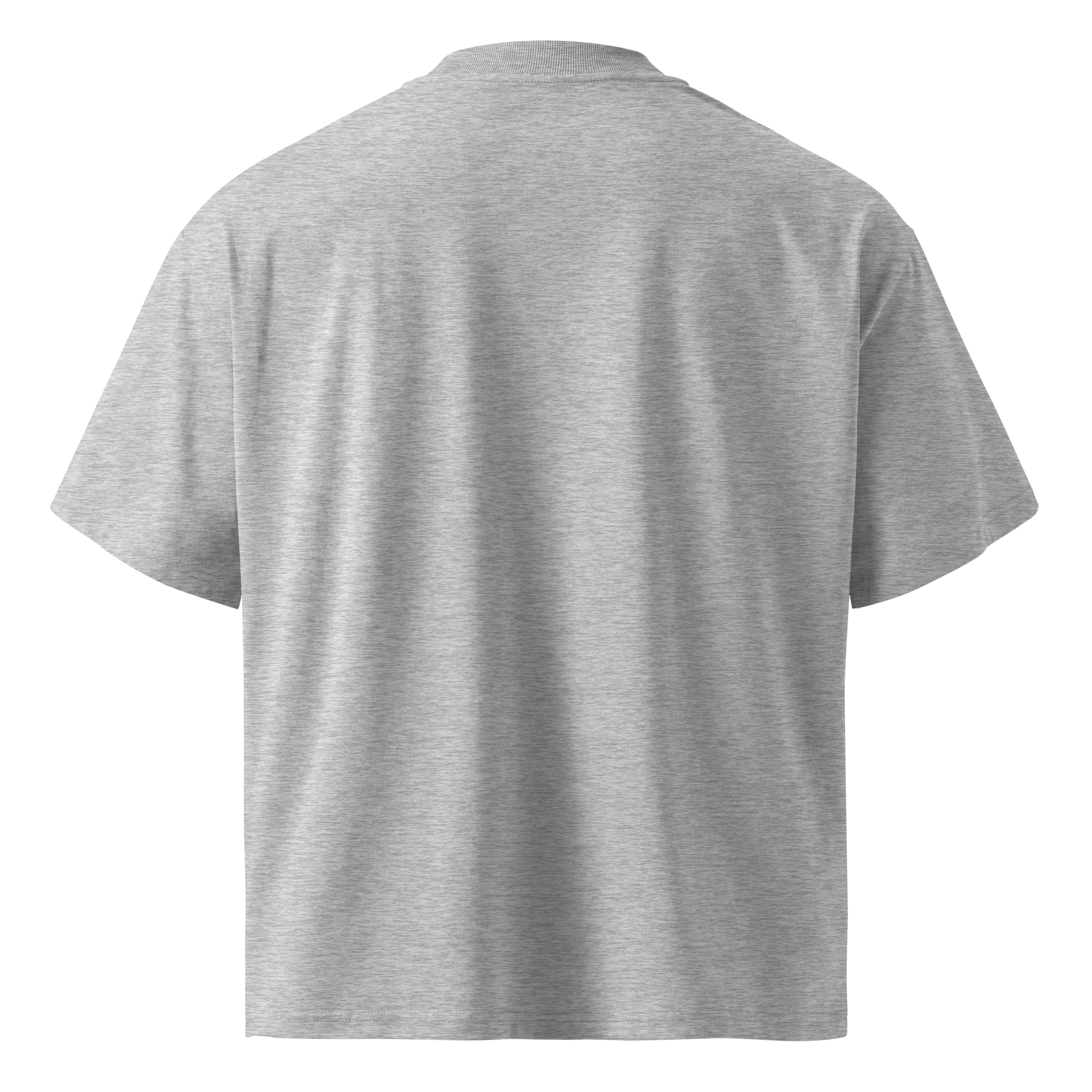 Fierce Red-Eyed Wolf Unisex Organic Oversized T-Shirt